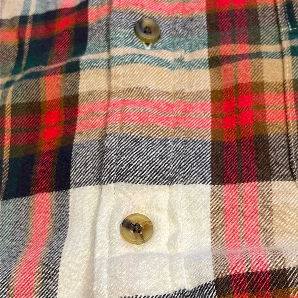 NWT-J. Crew Red and Green Plaid Casual Shirt
